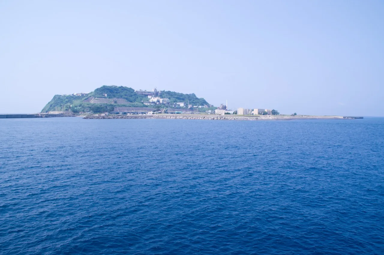 池島の廃墟となったマンション群（2013年撮影）